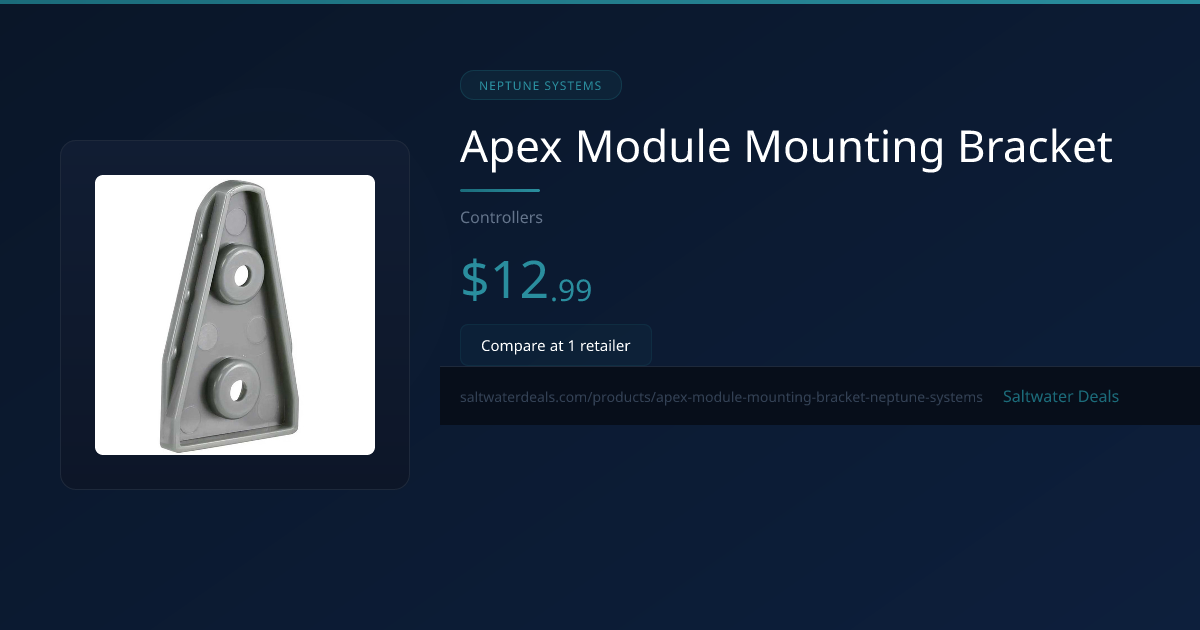 Apex Module Mounting Bracket — Price Compare | Saltwater Deals ...