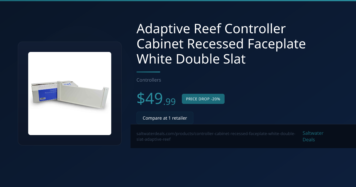Adaptive Reef Controller Cabinet Recessed Faceplate — Price Compare ...