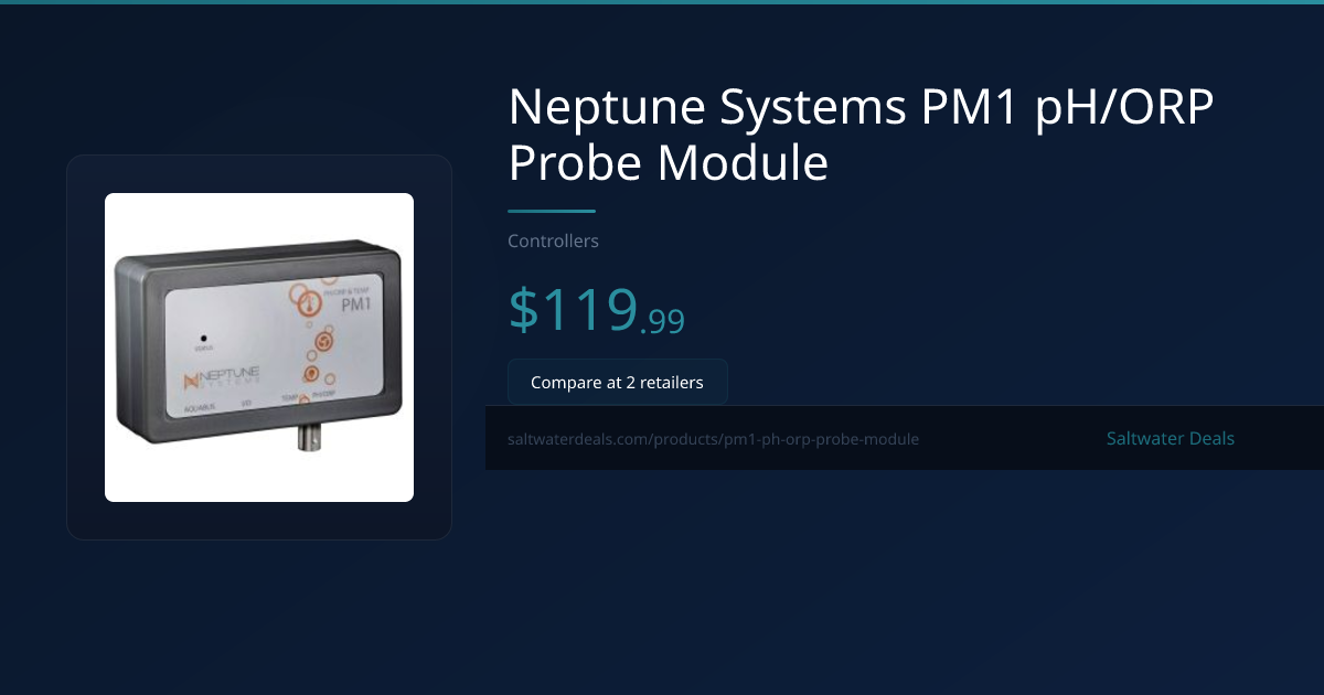 Neptune Systems PM1 pH/ORP Probe Module — Price Compare | Saltwater ...